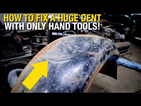 How to Fix a HUGE DENT with Only Hand Tools! Eastwood