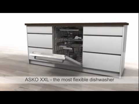ASKO XXL DISHWASHER ANIMATION - Extra Tall Tank Stainless Steel Dishwasher