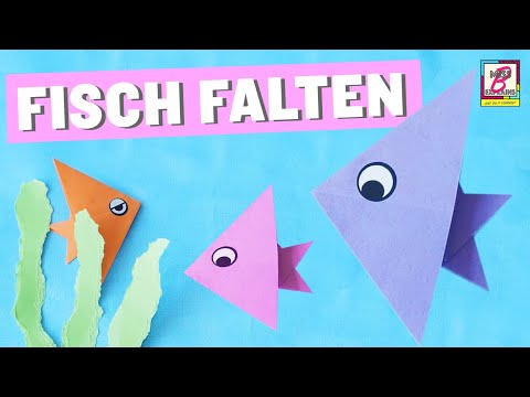 🐟 Fisch falten - eine einfache Anleitung für Origami-Fische
