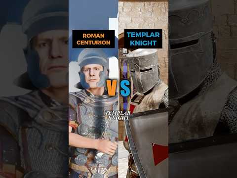 Templar Knight VS Roman Centurion… who would win??🧐🤔 #history #knight #templar #medievalhistory