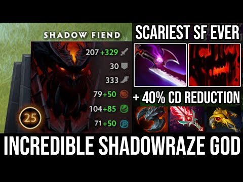 Incredible Raze God + 40% CD Reduction Ez Perma Invisible | The Scariest SF Ever Seen 21Kills DotA 2