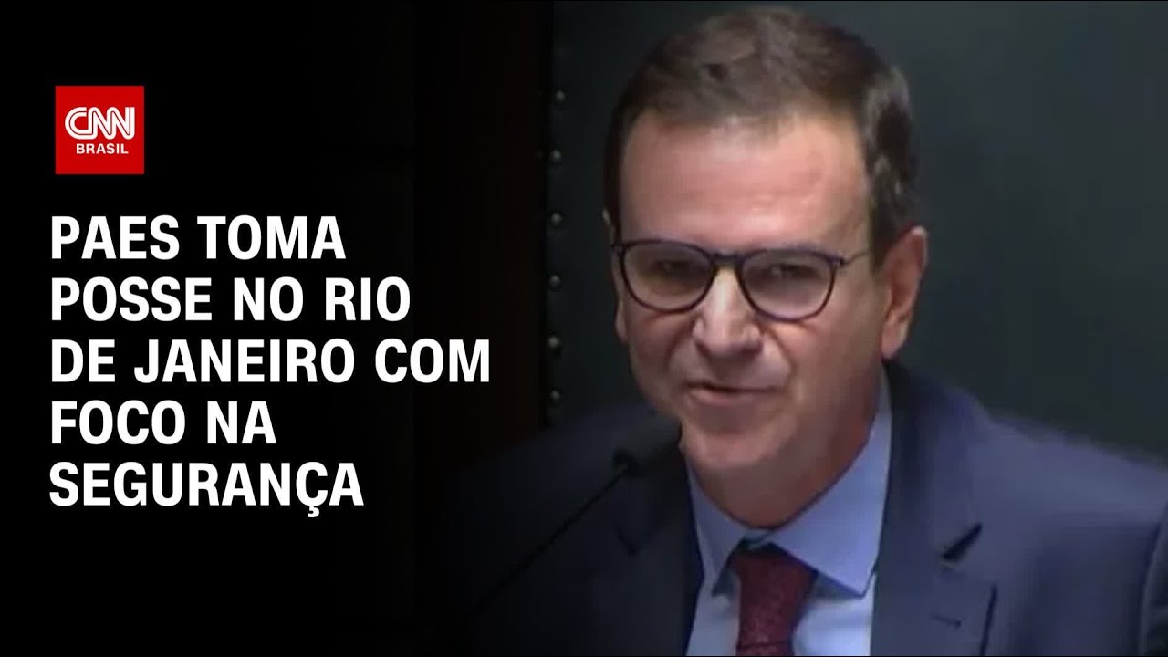 Paes toma posse no Rio de Janeiro com foco na segurança | CNN ARENA