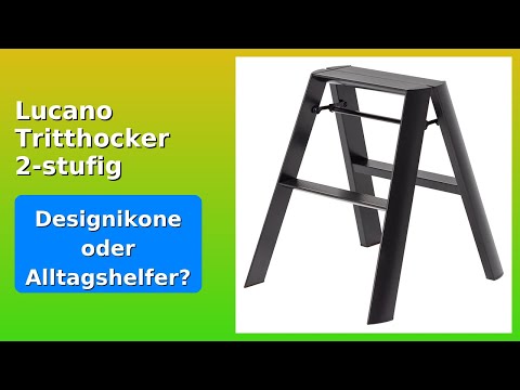 BEWERTUNG (2025): Lucano Tritthocker 2-stufig Schwarz. WESENTLICHE Einzelheiten