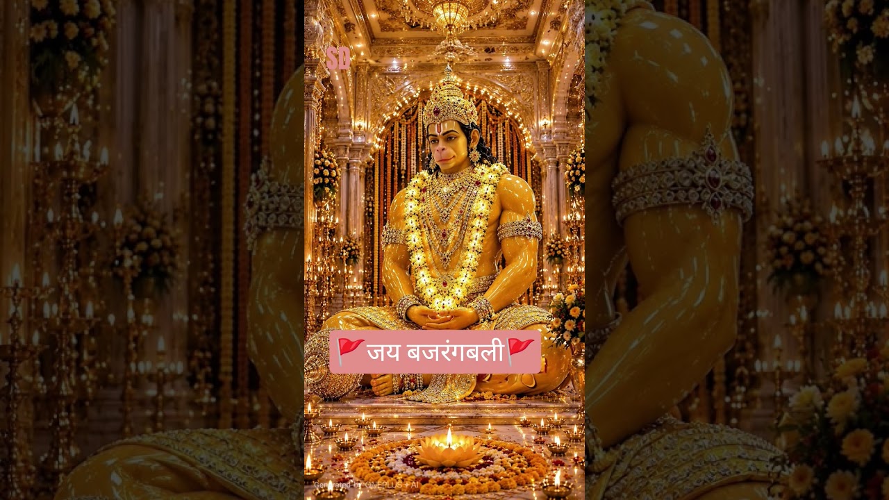 🚩हनुमान जी की भक्ति में ही सच्ची शक्ति है#jaishreeram #bajrangbali #hanuman #shortsfeed #viralshorts