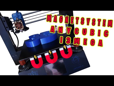 Anycubic I3 Mega | Druckbett Magnetsystem | Installation | Blackprint