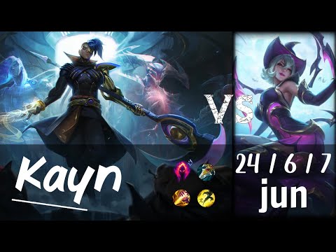 Kayn Jungle vs Elise - Challenger Replay KR
