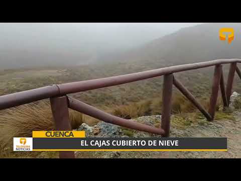 El Cajas cubierto de nieve