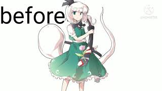 フランと妖夢のハイライト消してみた