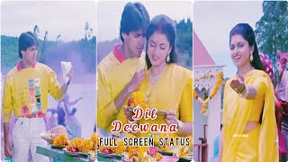Dil Deewana Song | Full Screen Whatsapp Status | Salman Khan |Bhagyashree |▶SURYA CREATION|