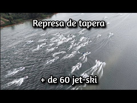 REPRESA DE TAPERA -Parte 1 O PARAÍSO ESCONDIDO NO RJ | + de 60 JET SKI Sobre as Águas com jesus .