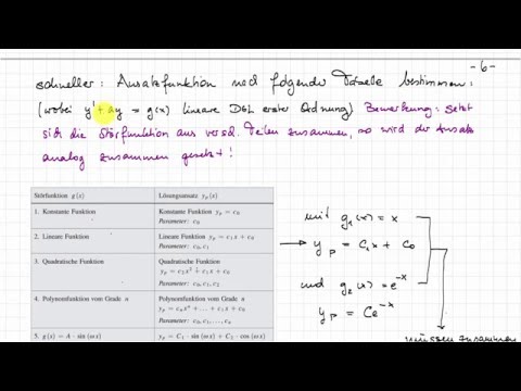 4.4 Differentialgleichungssysteme | Lösung eines inhomogenen Systems