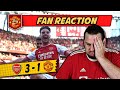 RAGE 🤬 Offside Injustice! Arsenal 3-1 Manchester United United Fan Reaction RANT