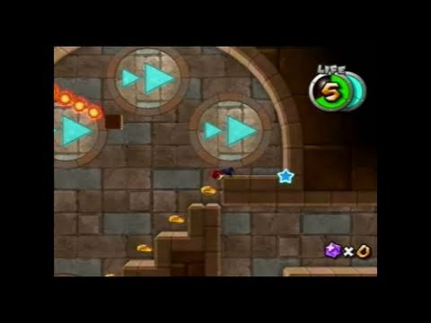 Super Mario Galaxy 2 Wii - Slipsand Galaxy - Sailing the