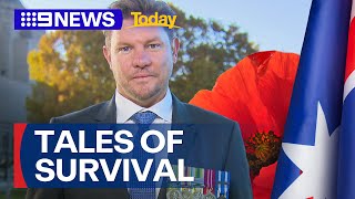 Anzac Day 2024: Remarkable Aussies share personal stories of sacrifice | 9 News Australia