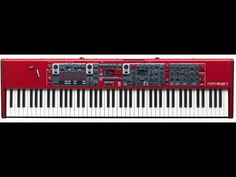 Nord Stage 3 - basic operation of buttons & knobs