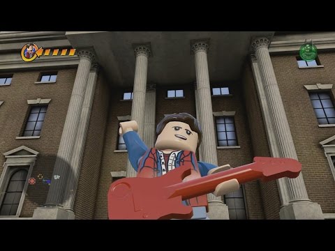 LEGO Dimensions - Back to the Future World - Open World Free Roam Gameplay