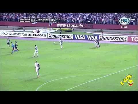 Expulsão de Emerson Sheik, São Paulo x Corinthians ~  Libertadores 2015 ~ 22042015 ~ HD  É GOL