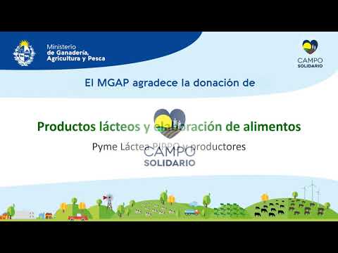 MGAP agradece la donación de productores bajo el nombre “Campo solidario”