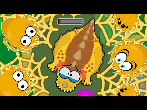 LEGENDARY GOLDEN SPIDER DEATH LAKE TROLLING IN MOPE.IO