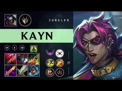 Kayn Jungle vs Ekko - KR Master Patch 26.03