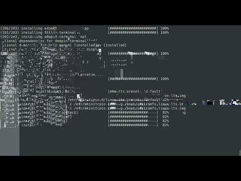 install Arch deepin desktop environment Linux part 12