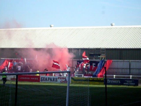 York Fans - Jorvik Reds at Woking