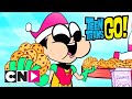 Teen Titans Go! | Luchtgevecht op de slee | Cartoon Network