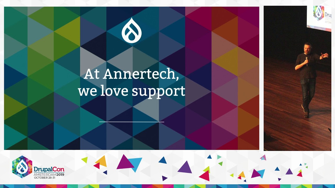 DrupalCon Amsterdam 2019:Making support the backbone of your business