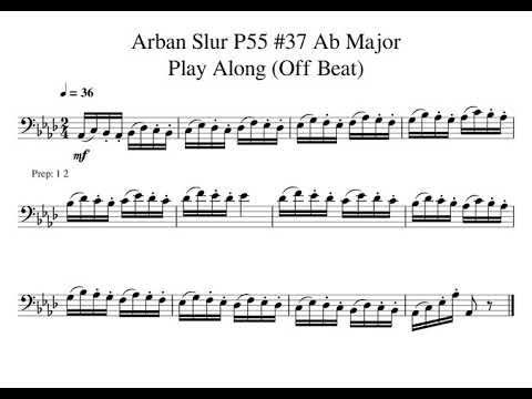 Arban Slur P55 No 37 Ab Major Tempo 36