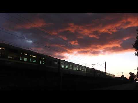 Dart train numbers 8139 + 8306 - Burrow Road, Dublin