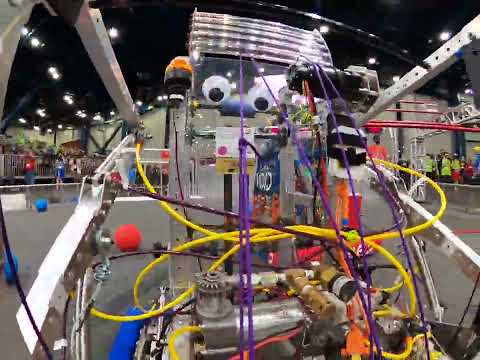 RoboLoCo Team 5338 Onboard at 2022 FRC World Championships (bonus 4907 jump climb!)
