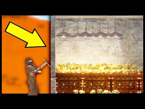 VANILLA PICKAXE RAIDING a RICH DEGRADING BASE for BIG SULFUR PROFIT! | SOLO