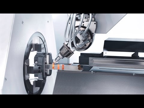TRUMPF Laser-Rohrschneiden: TruLaser Tube 5000 - Schrägschnitte bis 45°