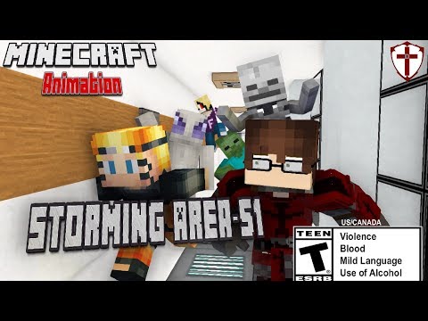 STORMING AREA 51 !? (Minecraft Animation) Monster School