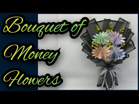 Diy || how to make a bouquet of money flowers #howtomake #nipucraft #viralvideo