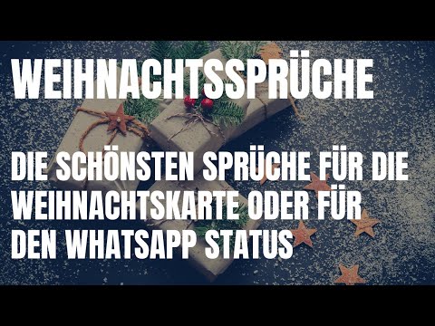 Weihnachten Sprüche 2025 - die schönsten Sprüche für die Weihnachtskarte oder den WhatsApp Status