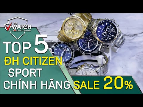 [REVIEW] Top 5 Mẫu Đồng Hồ Nam CITIZEN SPORT Chính Hãng - Giá Dưới 10 Triệu Đồng - SLAE 20%