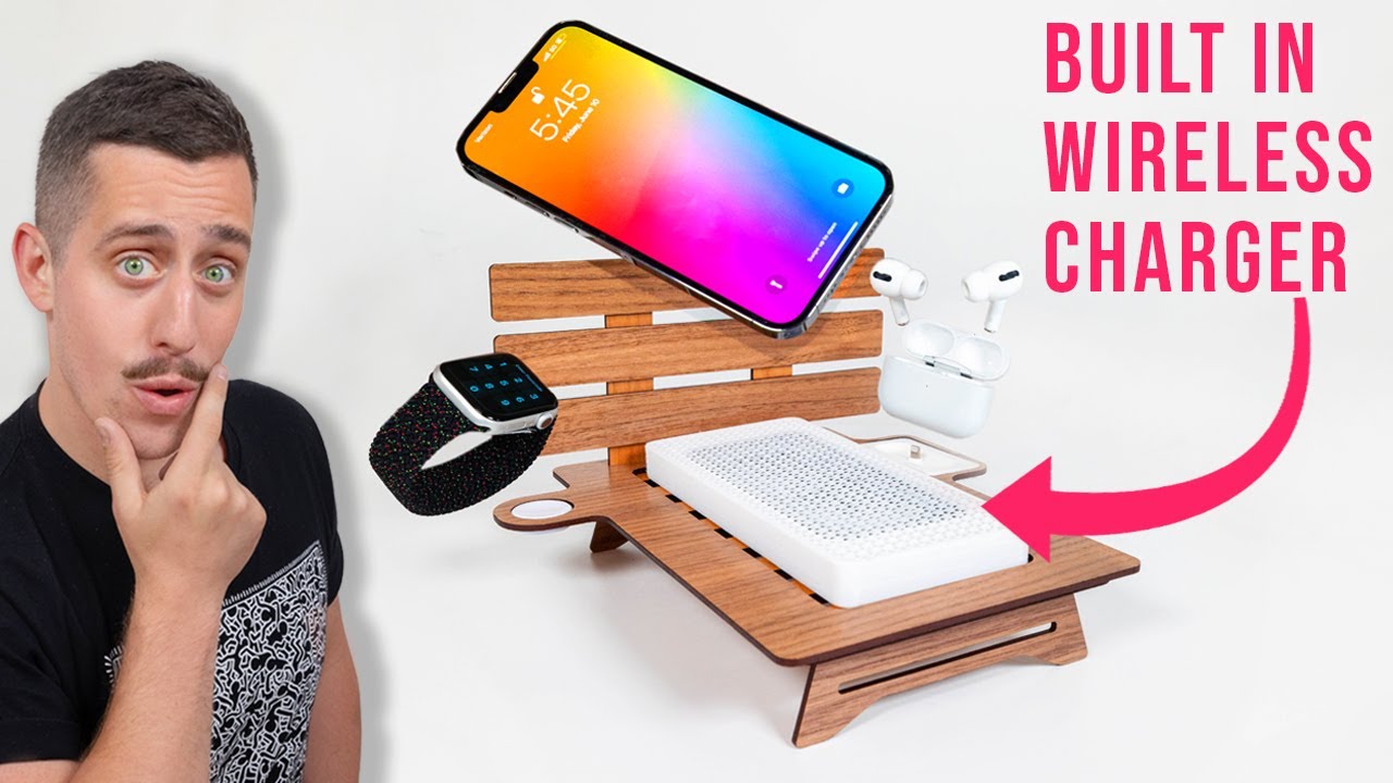 I built a mini bed that charges my Apple devices