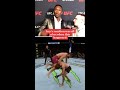 Israel Adesanya’s CLASSIC reaction to Jorge Masvidal’s flying knee ? | #shorts