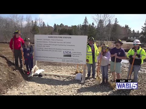 Hancock breaks ground on news fire station