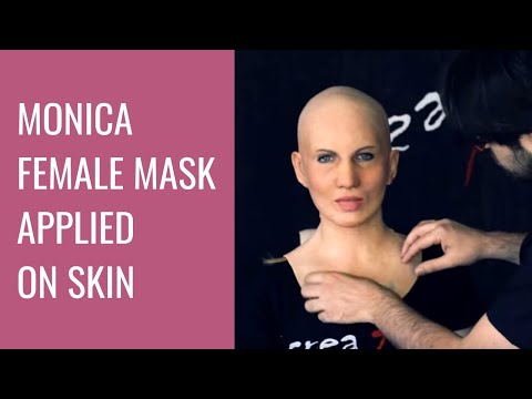 Female Silicone Mask - Monica - Applied Version