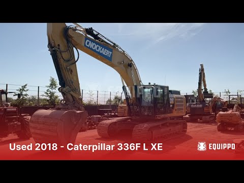 Used 2018 - Caterpillar 336F L XE | Used tracked excavator | equippo.com | Used heavy equipment