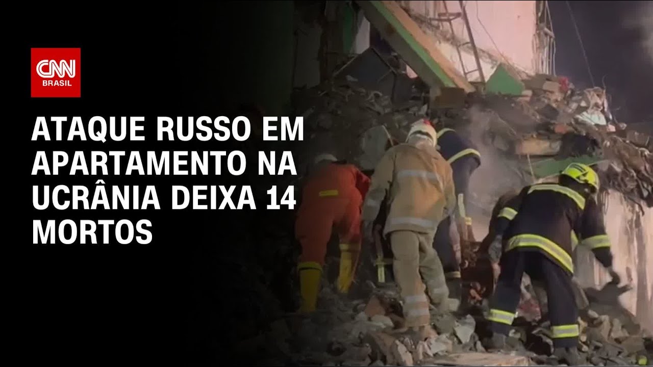 Ataque russo em apartamento na Ucrânia deixa 14 mortos | AGORA CNN
