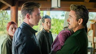 Steve, Natasha & Scott Meets Tony Stark Scene - Avengers: Endgame (2019) Movie Clip