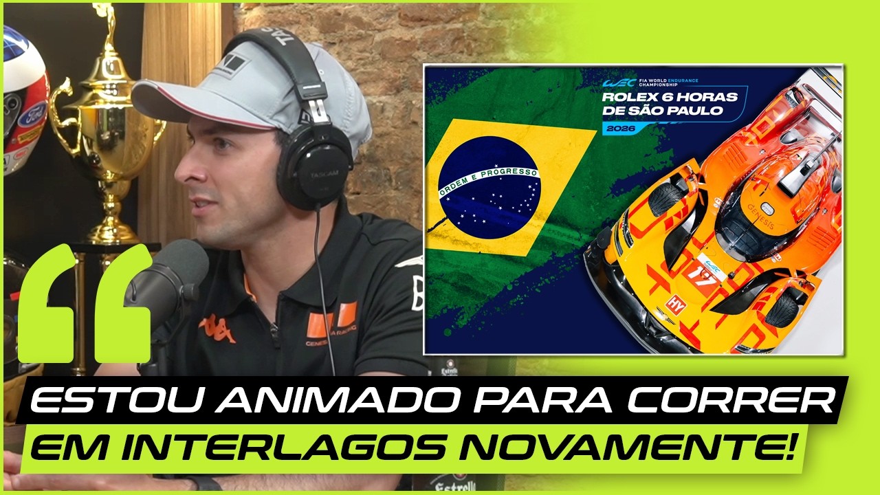 Pipo Derani corre em Interlagos durante Rolex 6 horas de São Paulo