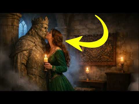 Der Fluch Verwandelte Den Alpha-König In Stein – Bis Der Kuss Der Magd Ihn Befreite