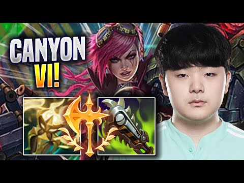CANYON TRIES VI WITH NEW ITEMS! - DK Canyon Plays Vi JUNGLE vs Sylas! | Preseason 2023