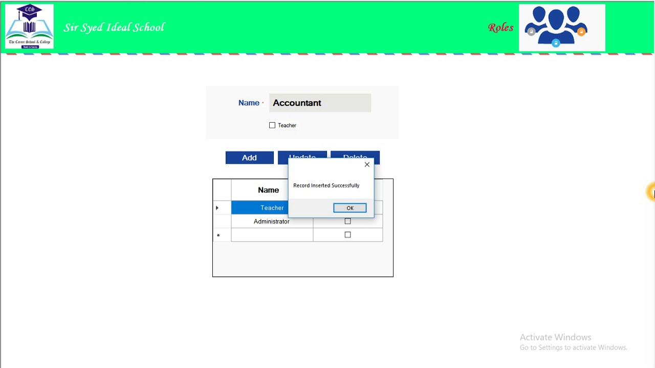 How to manage Staff/Users in School Management Software