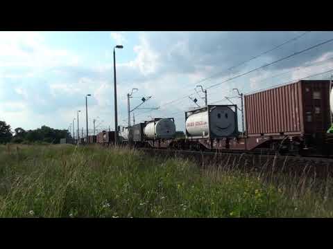 EU07-148 Mieszany pociąg towarowy