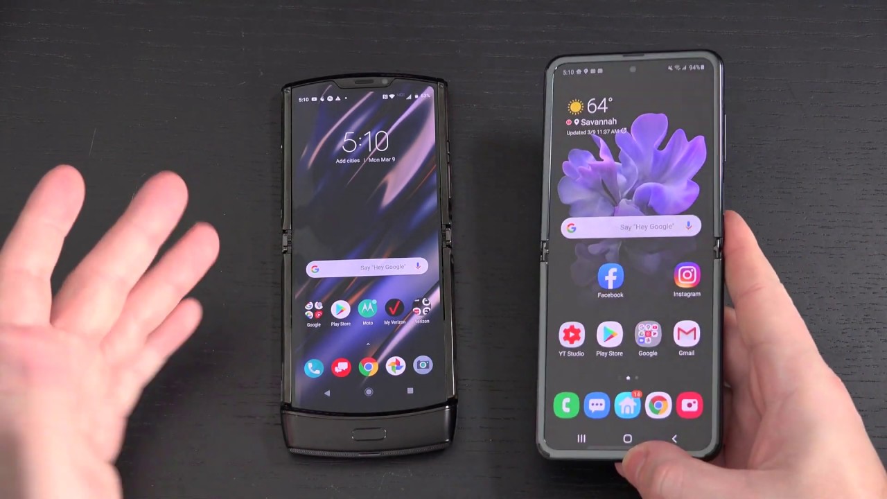 Samsung Galaxy Z Flip vs Motorola Razr